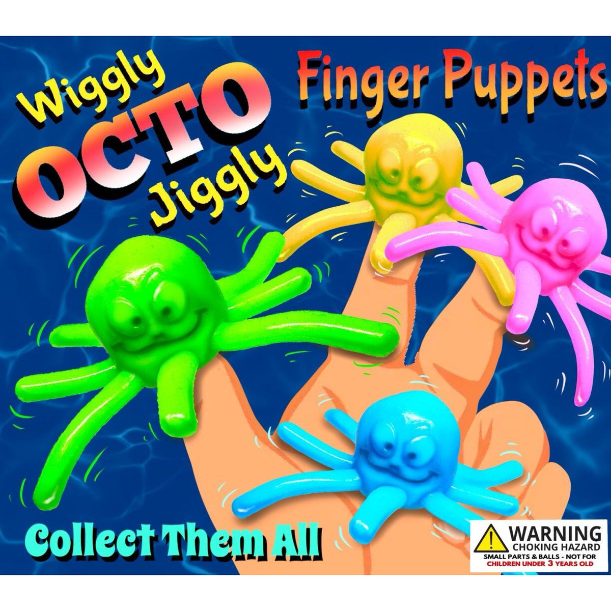 Octo Finger Puppets Vending Capsules (2 inch) 250 ct