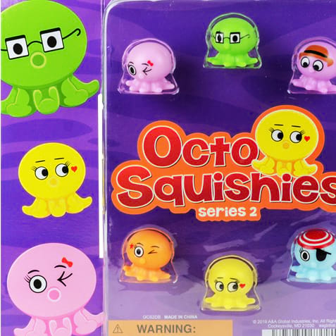 Octo Squishies Vending Capsules (1-inch) 250 ct