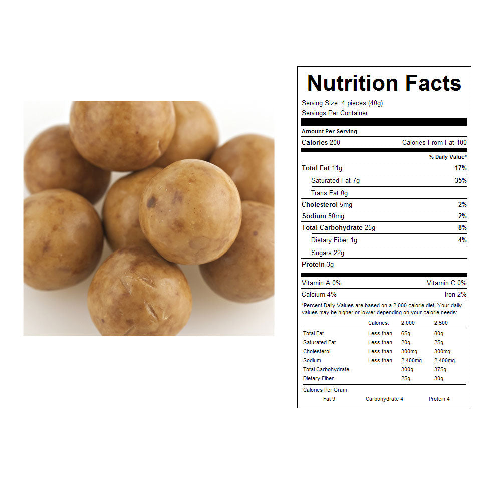 Peanut Butter Dipped Malt Balls in Bulk 25 lbs