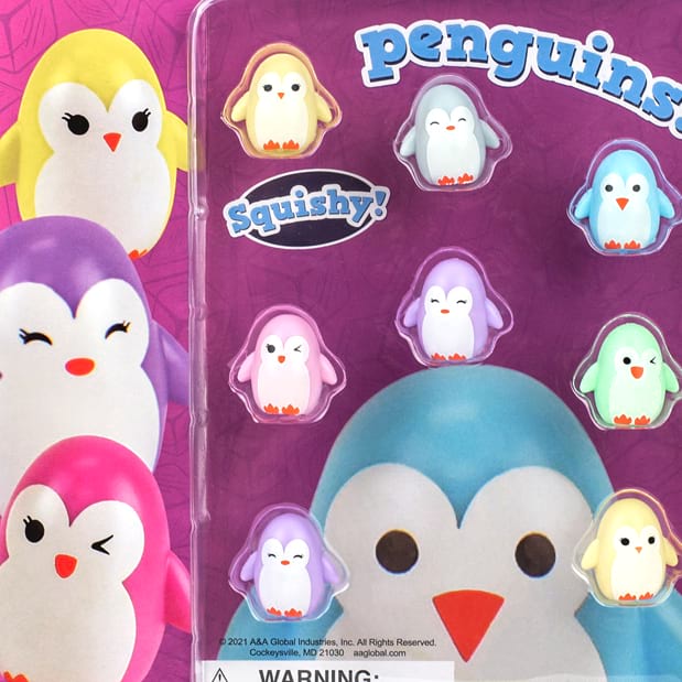 Penguin Squishies Vending Capsules (2 inch) 250 ct