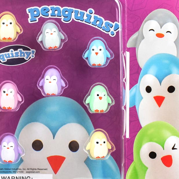 Penguin Squishies Vending Capsules (2 inch) 250 ct