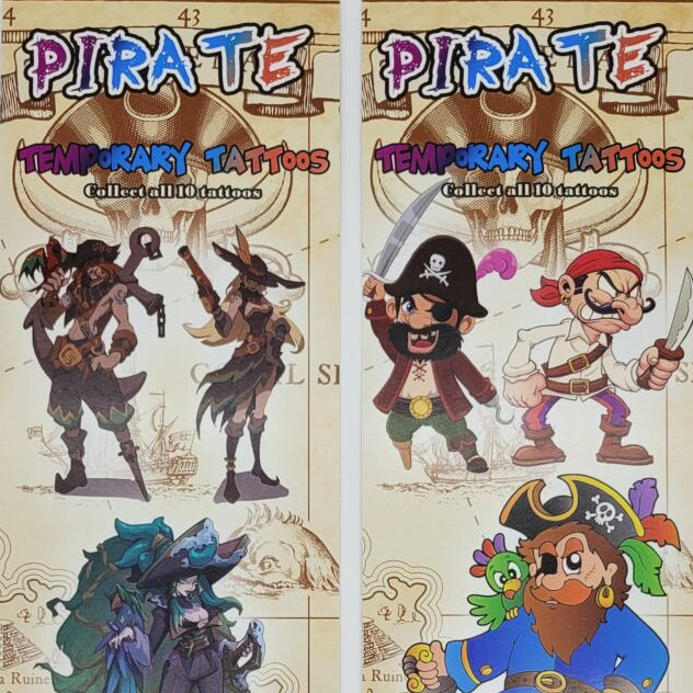 Pirates Temporary Vending Tattoos (300 ct)