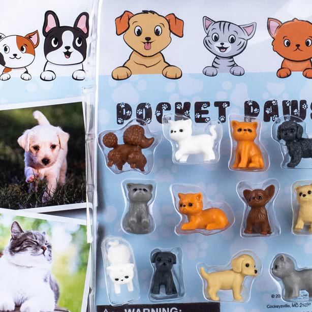 Pocket Paws Figures Vending Capsules (2 inch) 250 ct