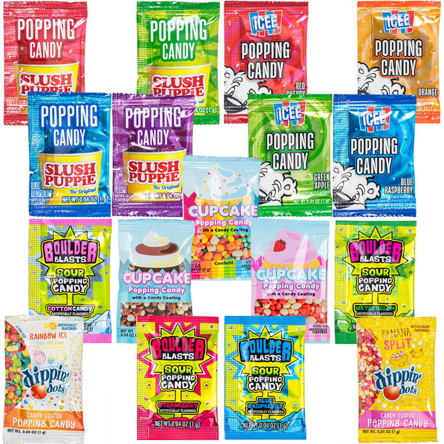 Popping Candy Mix Vending Capsules (2-inch) 250 ct