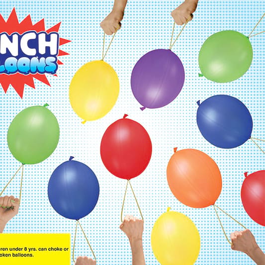 Punch Balloons Vending Capsules (1-inch) 250 ct