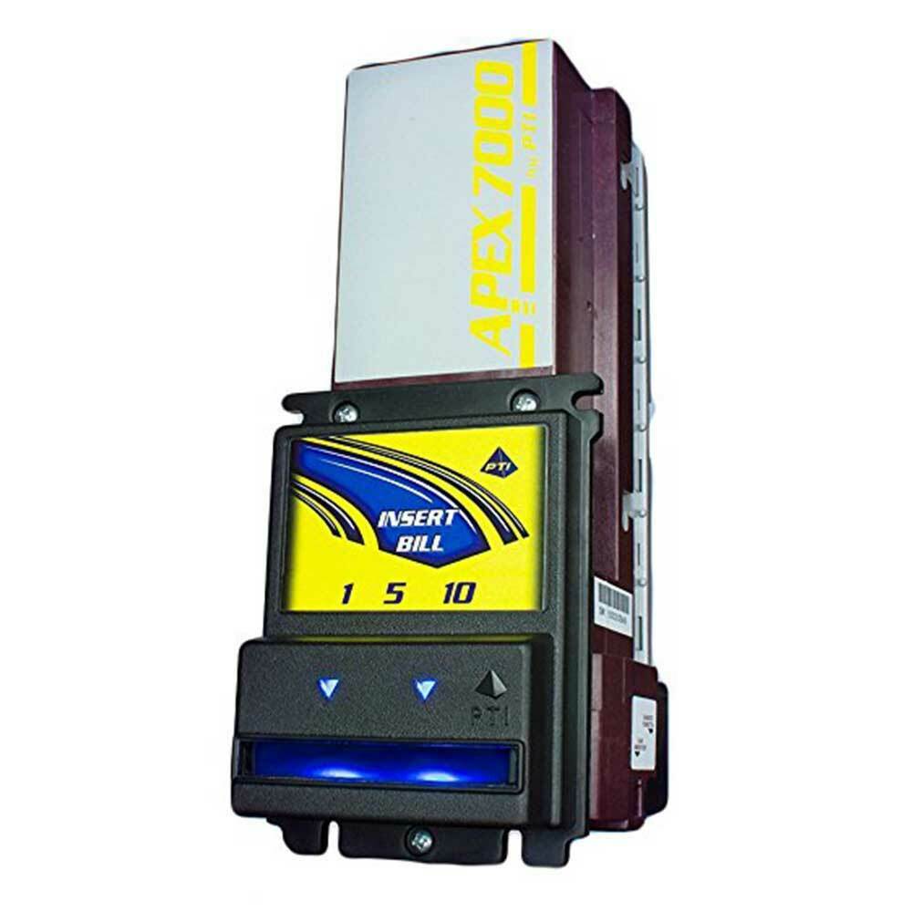 Pyramid Apex Bill Acceptor PULSE (12V), Accepts $1-$20, 7400-UB1