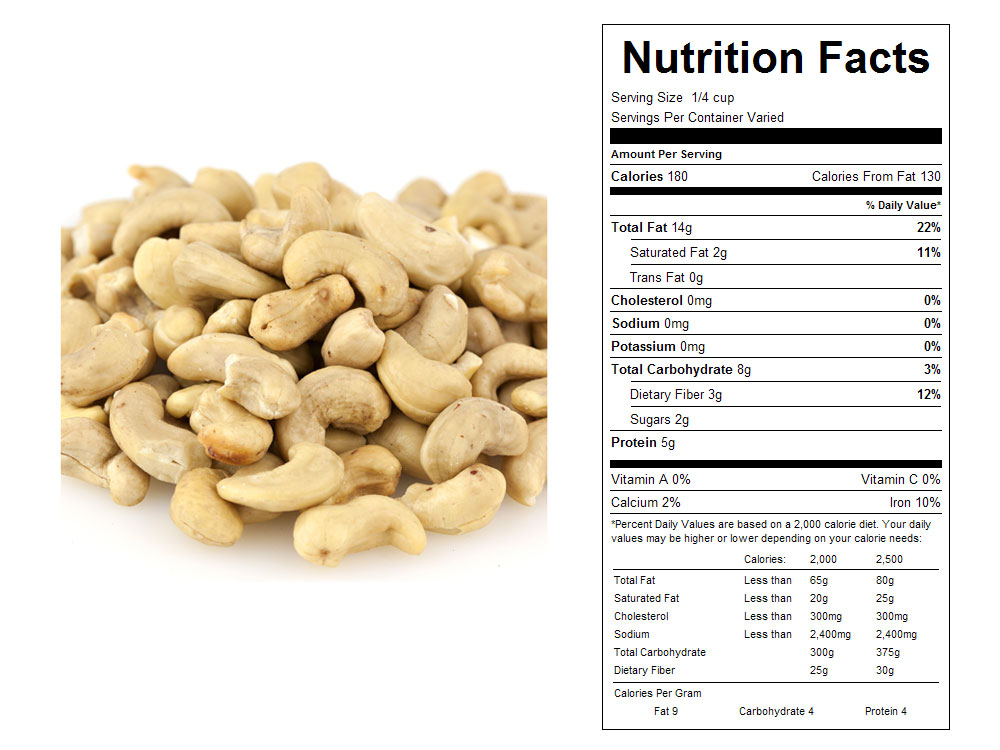 Raw Bulk Cashew Pieces 25 lbs