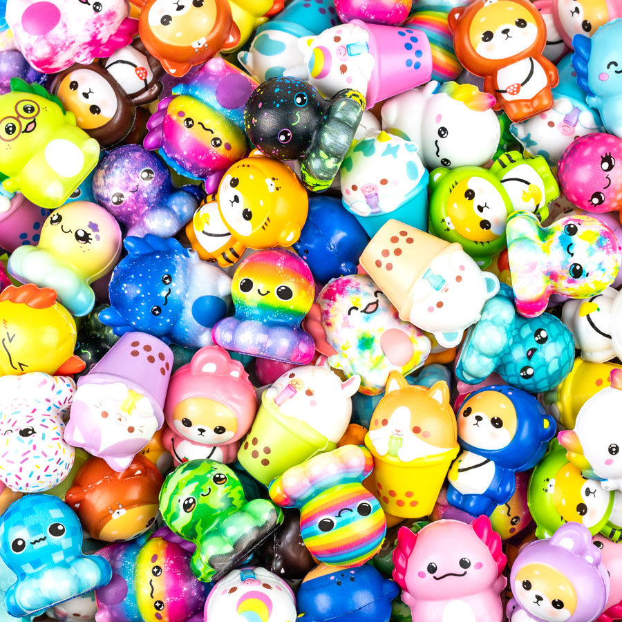 Mini Squishy Mix Toys (1.75 - 2.25 in) 400 ct