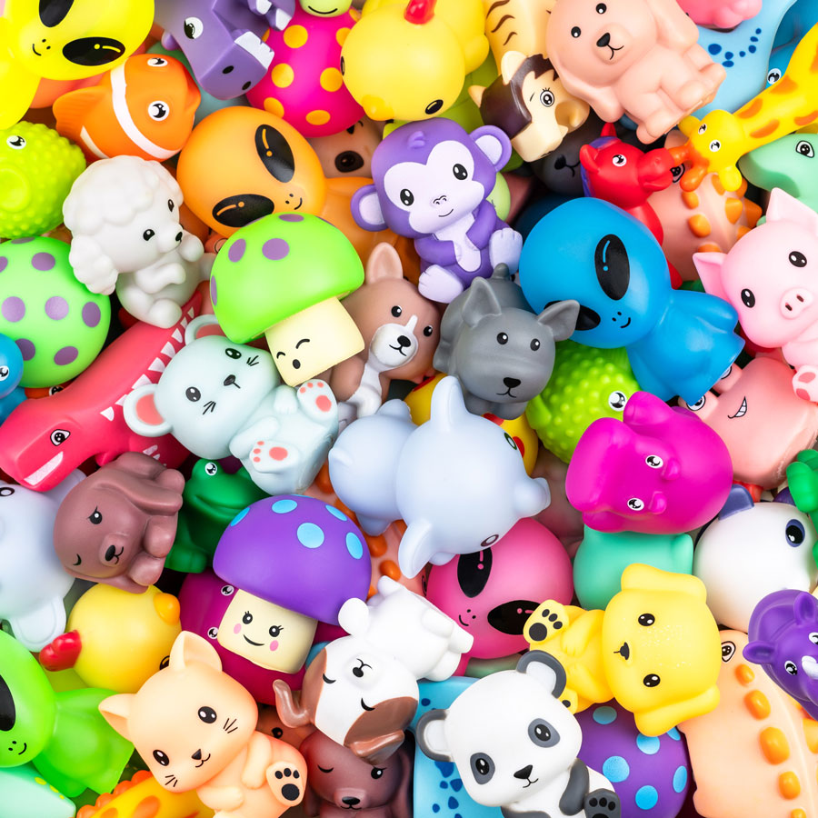 Rubber Animals & Figures 2??in Assortment (400 pcs)