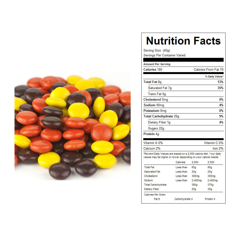 Mini Reeses Pieces Bulk Candy 25 lbs