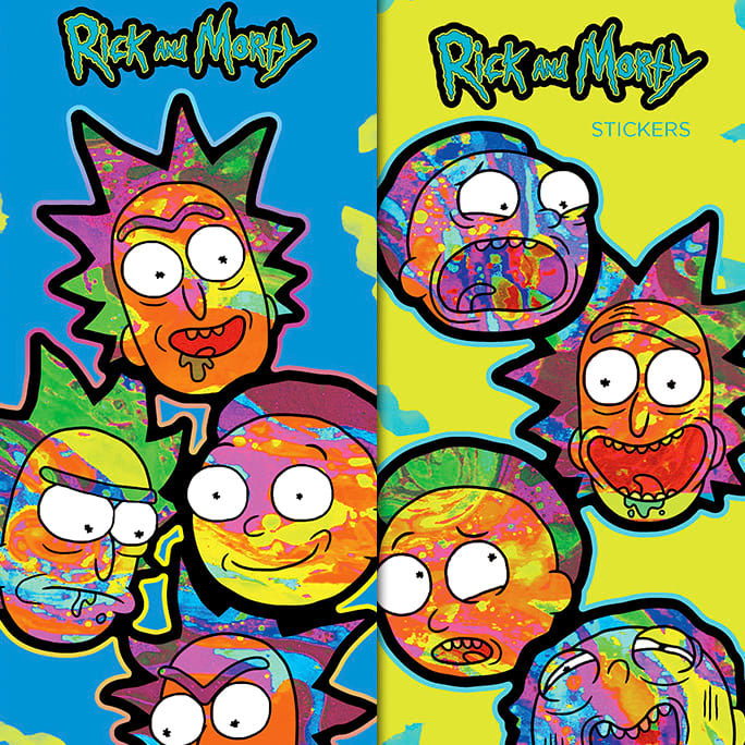 Rick & Morty Vending Stickers (300 ct)
