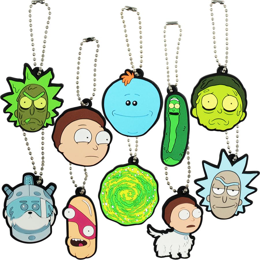 Rick & Morty Keychains  Vending Capsules (2 inch) 250 ct