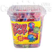Ring Pops Assorted - 40 ct Jar