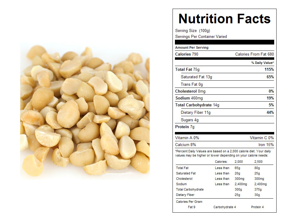 Dry Roasted and Salted Bulk Macadamia Nuts
