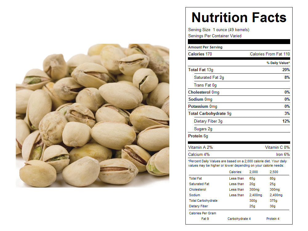 Roasted and Salted Bulk Pistachios 25 lbs