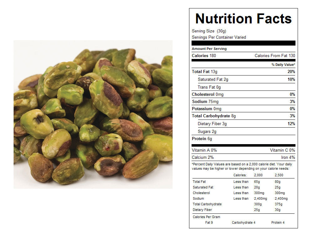 Roasted and Salted Shelled Bulk Pistachios 15 lbs