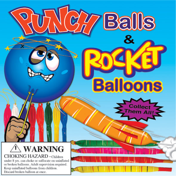 Rocket & Balloon Toy Mix Vending Capsules (2 inch)