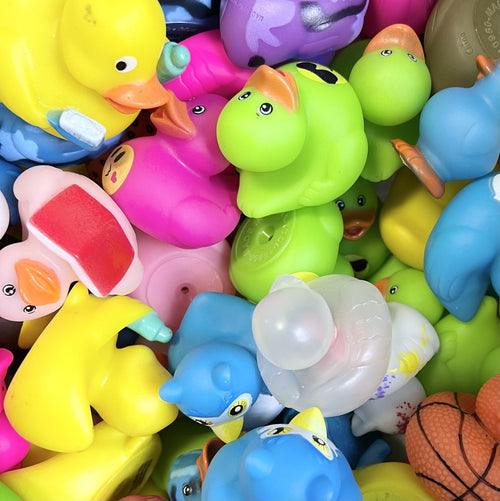 2-inch Rubber Ducks for Claw Machine (100 pcs)