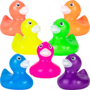 Fluorescent Rubber Ducks (2 inch) 50 ct