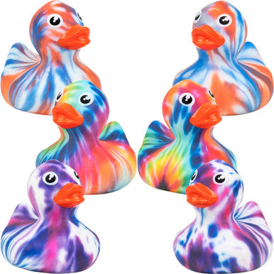 Tie Dye Ducks 2in (50pcs)