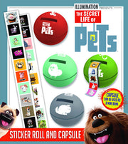 Secret Life of Pets Sticker Rolls Vending Capsules (2-inch)