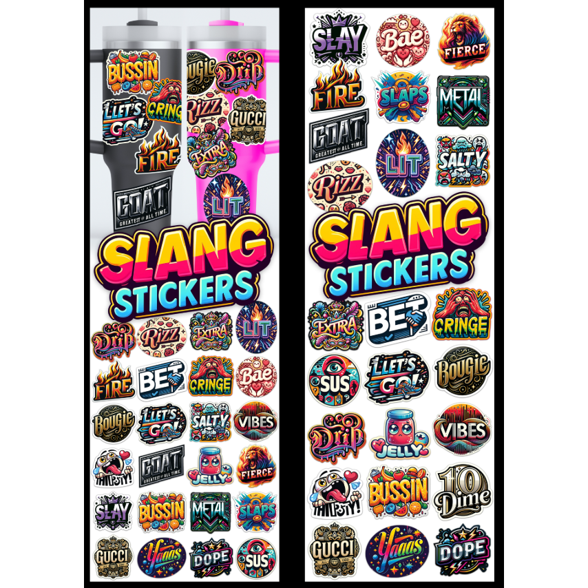 Slang Vending Stickers (300 ct)