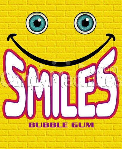 Dubble Bubble Smiley Face Gumballs (1-inch /850 ct)