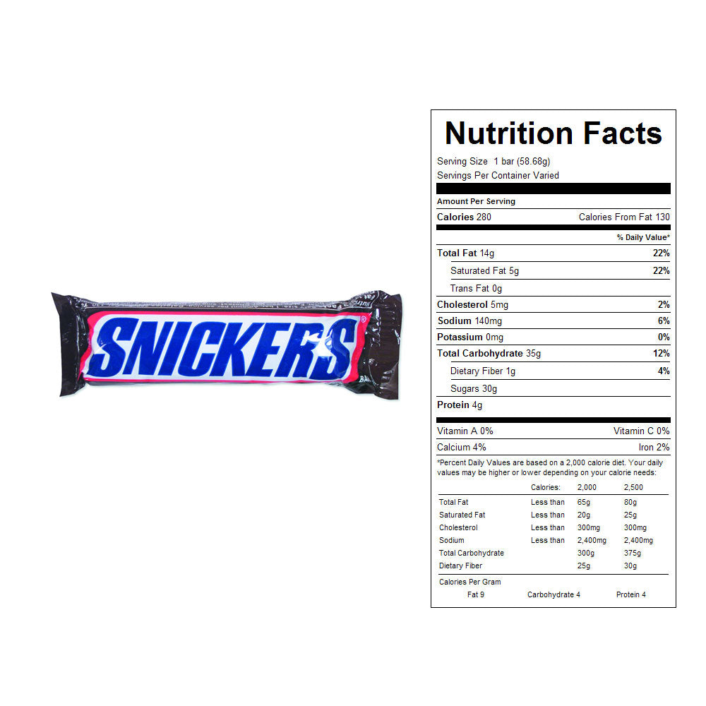 Snickers Candy Bars 48 ct