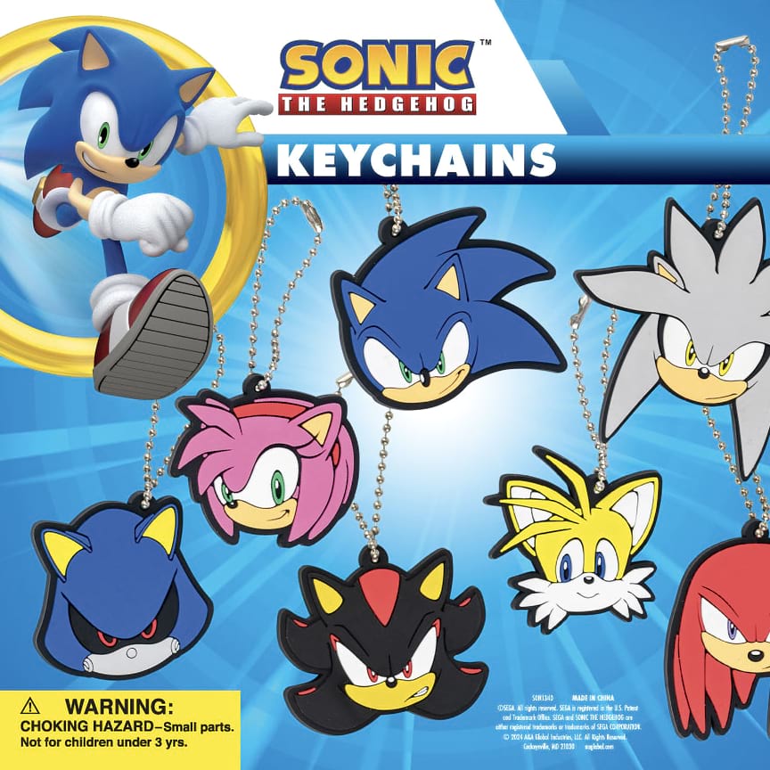Sonic Keychains Vending Capsules (2 inch) 250 ct – CandyMachines.com