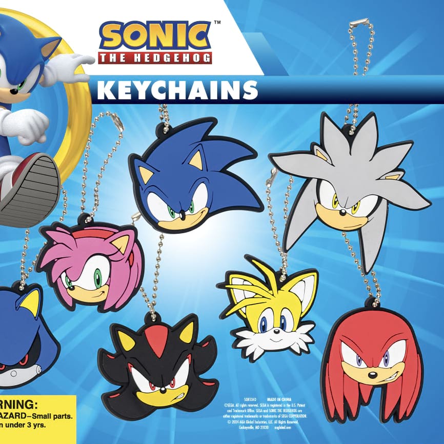 Sonic Keychains  Vending Capsules (2 inch) 250 ct