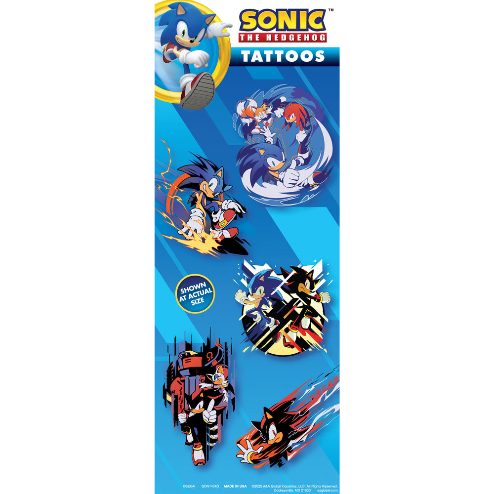 Sonic the Hedgehog #2 Vending Tattoos (300 ct)