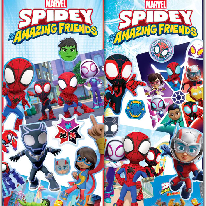 Spidey & Friends Vending Stickers (300 ct)