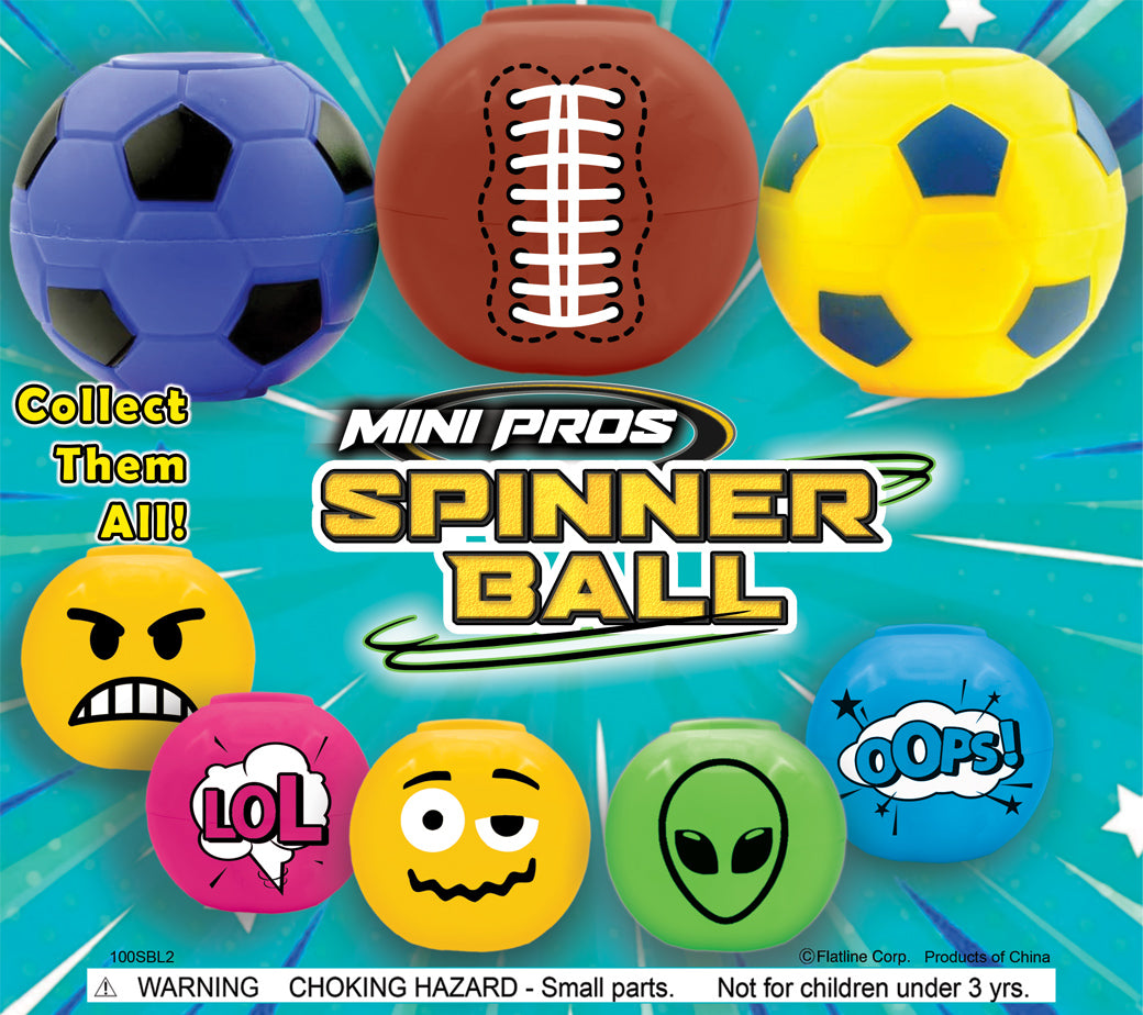 Spinner Balls Self Vend Vending Toys (2-inch) 300 ct