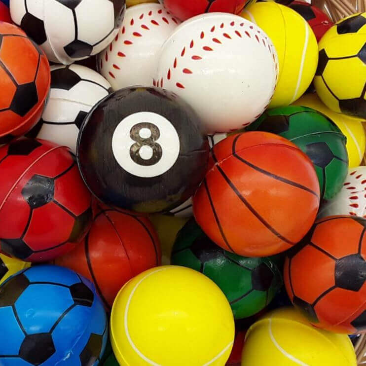 Sports Self Vend Foam Balls (2 inch) 250 ct