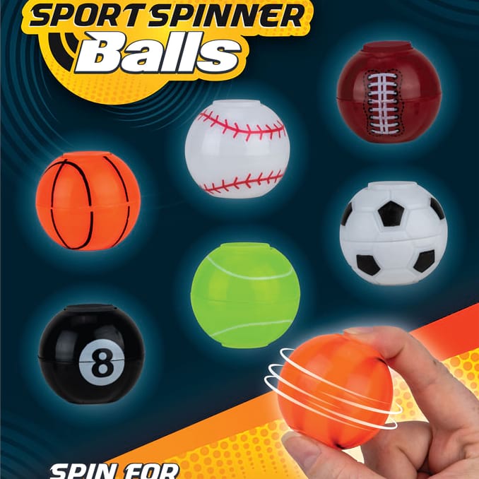 Sports Self Vend Spinner Balls (2 inch) 100 ct