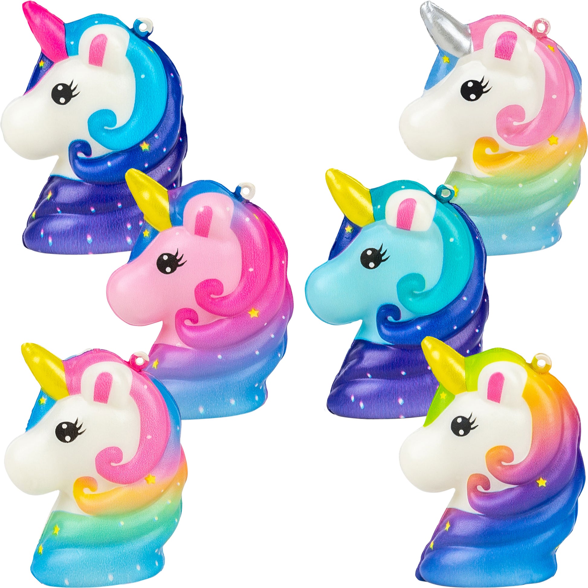 Unicorn 3 inch Squishy Toys (50 ct)