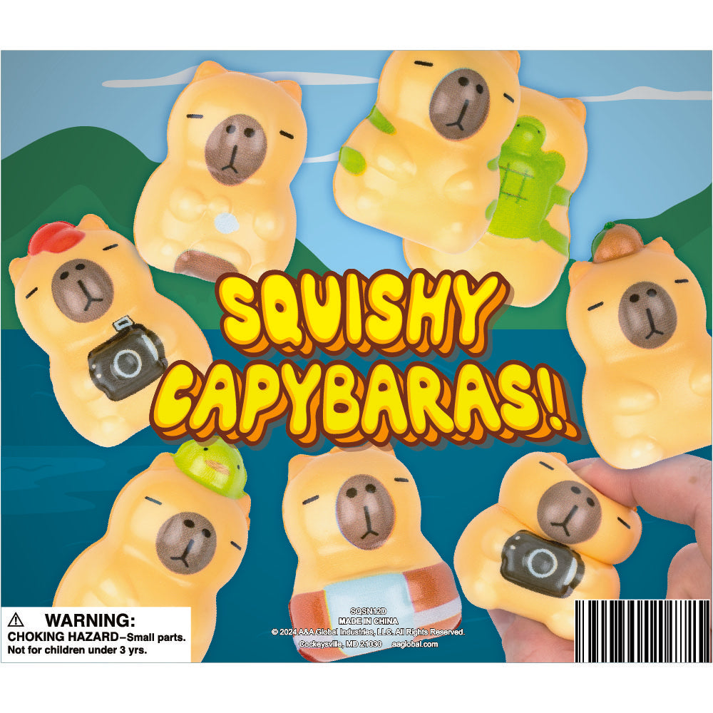 Squishy Capybaras Vending Capsules (2 inch) 250 ct