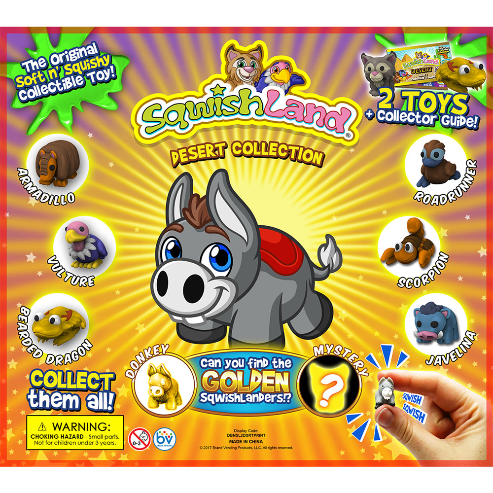Sqwishland Desert Surprise Toy Capsules (2 inch) 250 ct