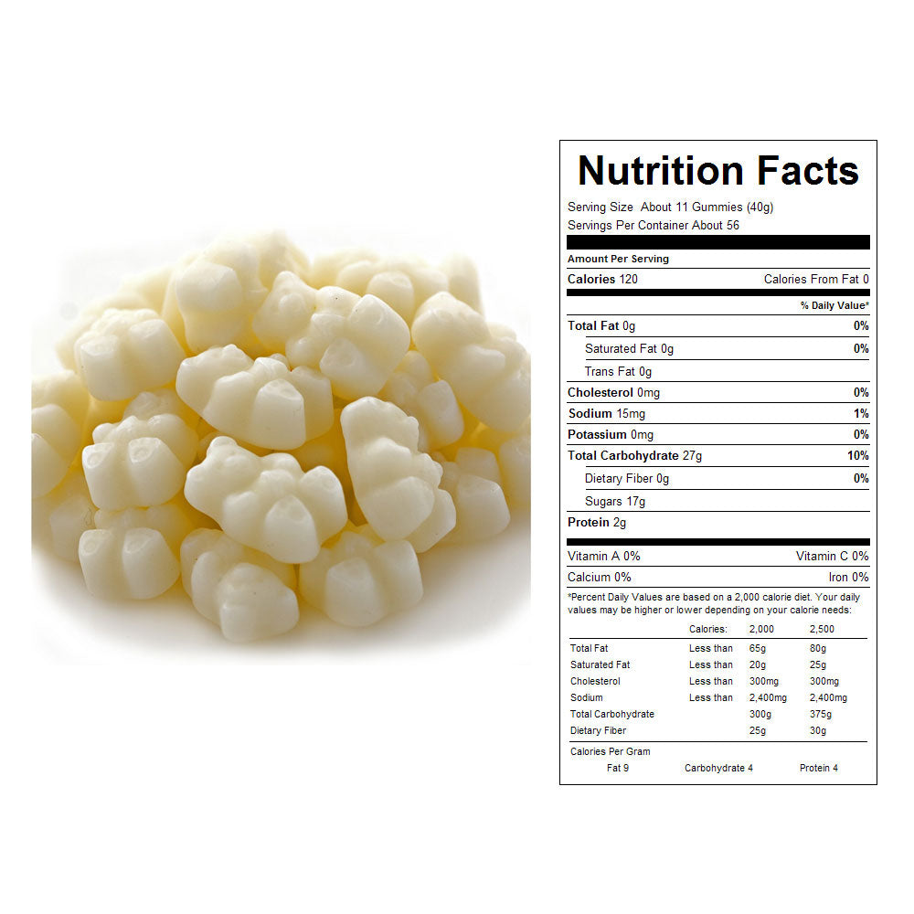 Strawberry Banana Gummy Bears Bulk Candy 20 lbs
