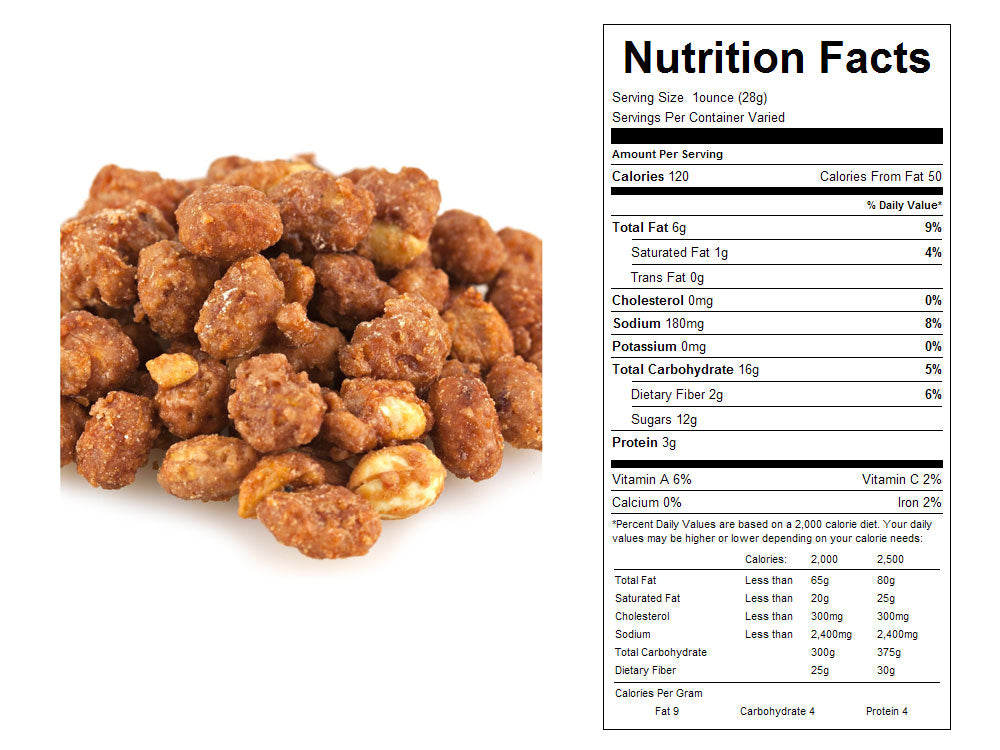 Sweet and Hot Buffalo Coated Bulk Peanuts 25 lbs