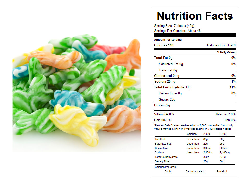 Swirly Gummy Fish Bulk Candy