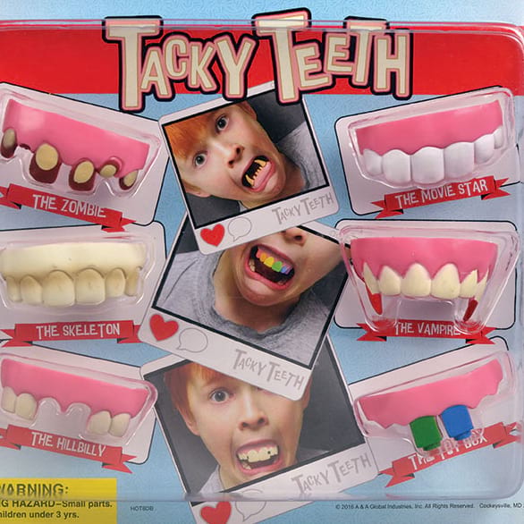 Tacky Teeth Toy Vending Capsules (2-inch) 250 ct