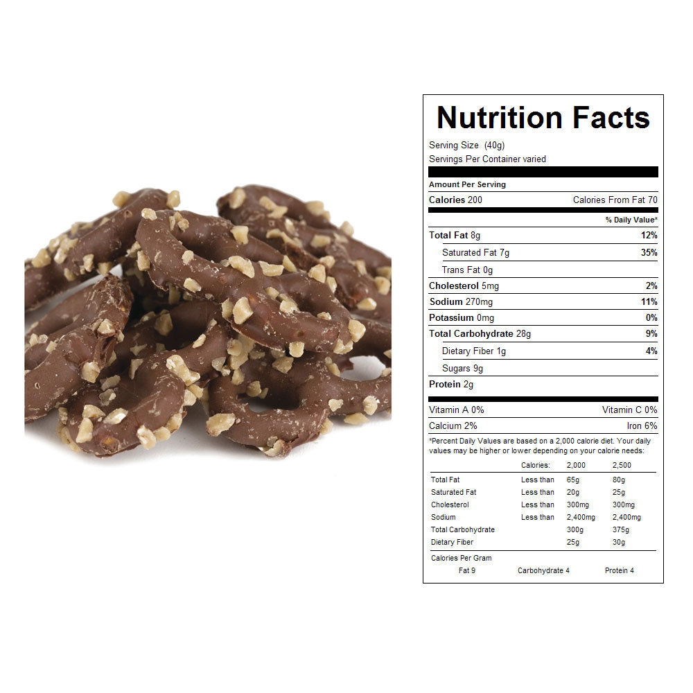 Toffee and Chocolate Dipped Mini Pretzels Bulk Candy 15 lbs