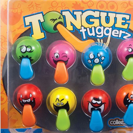Tongue Tuggerz Vending Capsules (2-inch) 250 ct