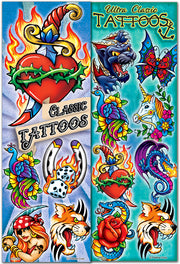 Ultra Classic Temporary Vending Tattoos (300 ct)