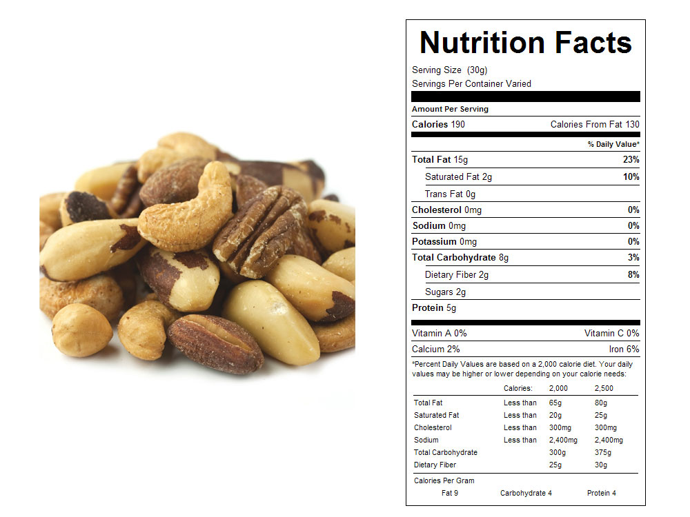 Unsalted Roasted Bulk Mixed Nuts 15 lbs