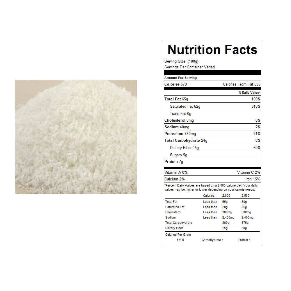 Unsweetened Macaroon Coconut Bulk 25 lbs