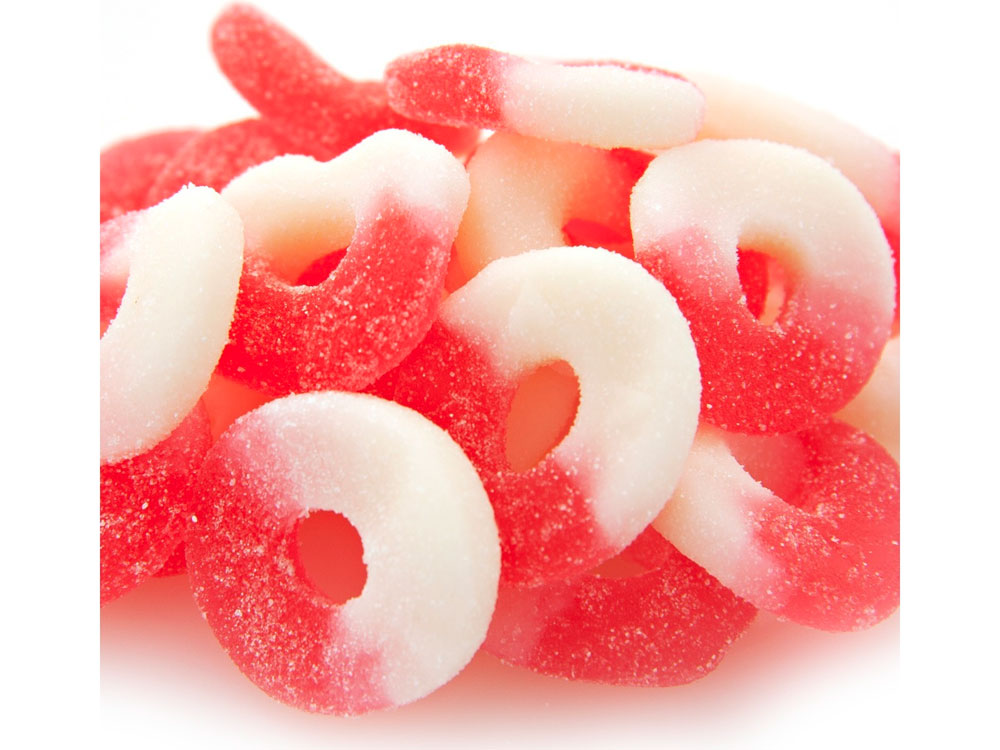 Watermelon Gummy Rings Bulk Candy 18 lbs