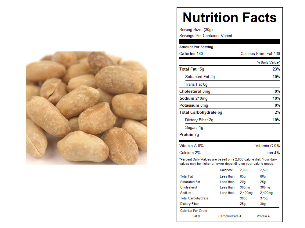 XL Dry Roasted and Salted VA Bulk Peanuts 15 lbs
