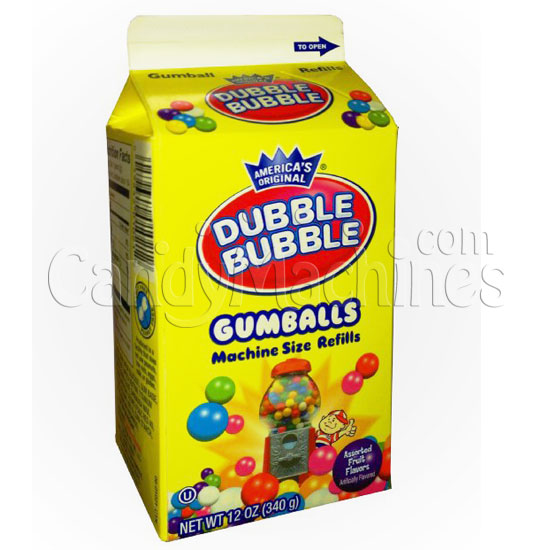 Buy Dubble Bubble Gumball Refill 12 oz Carton Vending Machine